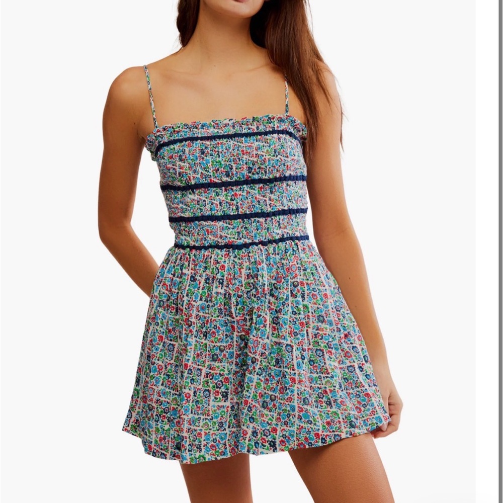 NWT Free People Small Multicolor Floral Dress